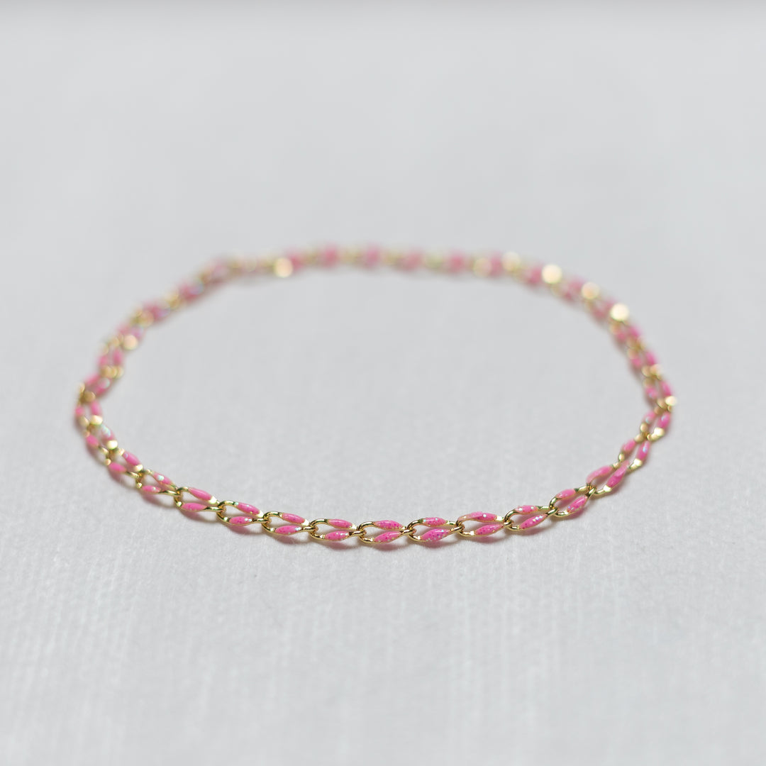 Enamel Permanent Bracelet